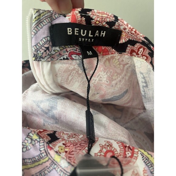 NWT! Beulah Style Women's M 2-piece Dress Multi Paisley Skirt & Top - Picture 11 of 16
